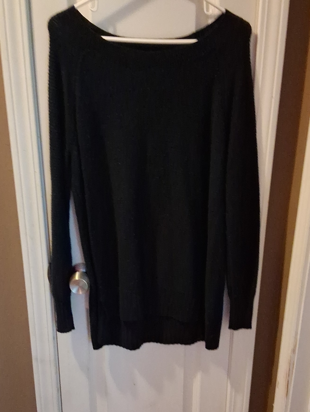 Old Navy Black Crewneck Long Sleeve Sweater